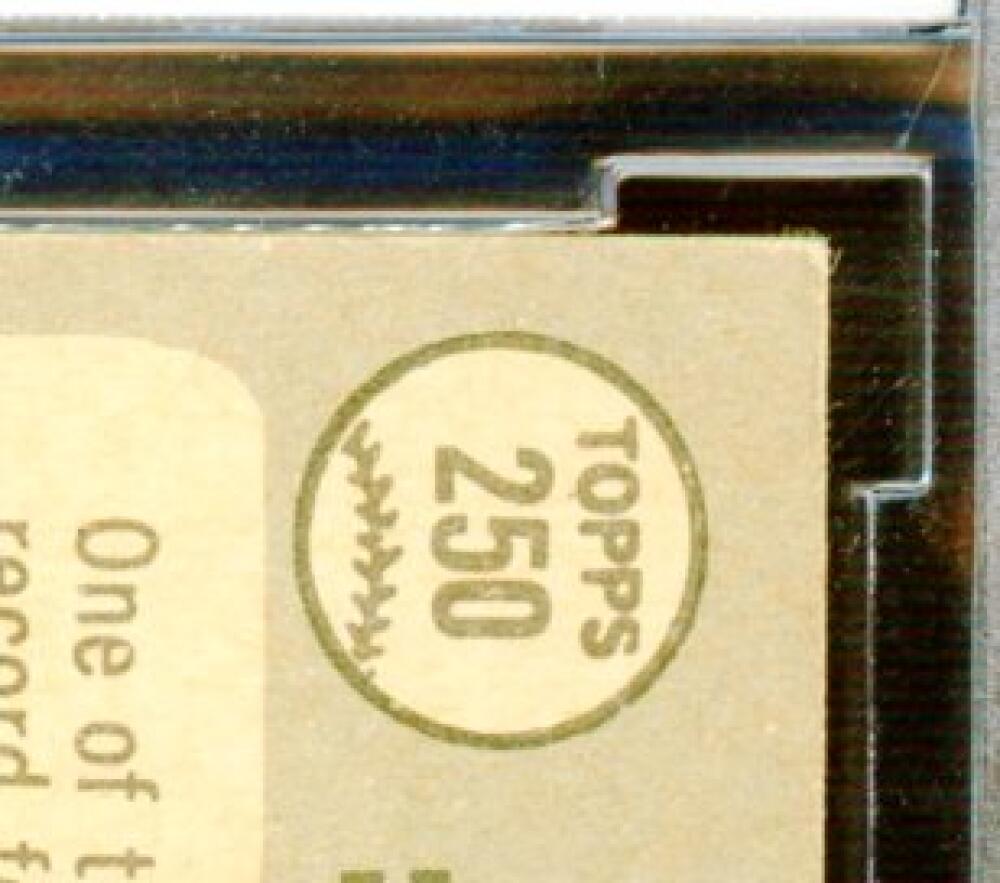 1965 Topps #250 Willie Mays Card BGS BCCG 8 Excellent+ Image 8