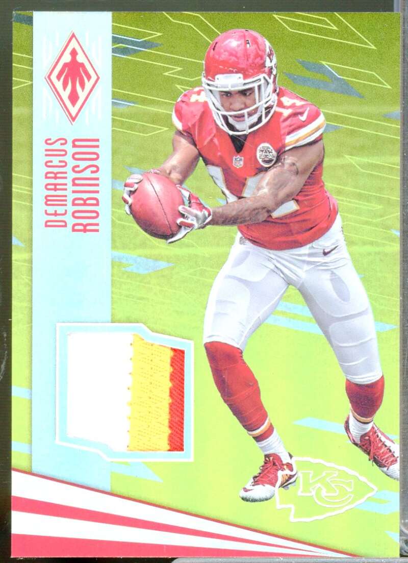 Demarcus Robinson /25 Card 2016 Panini Phoenix Rookie Jerseys Yellow #RPSMDR  Image 1