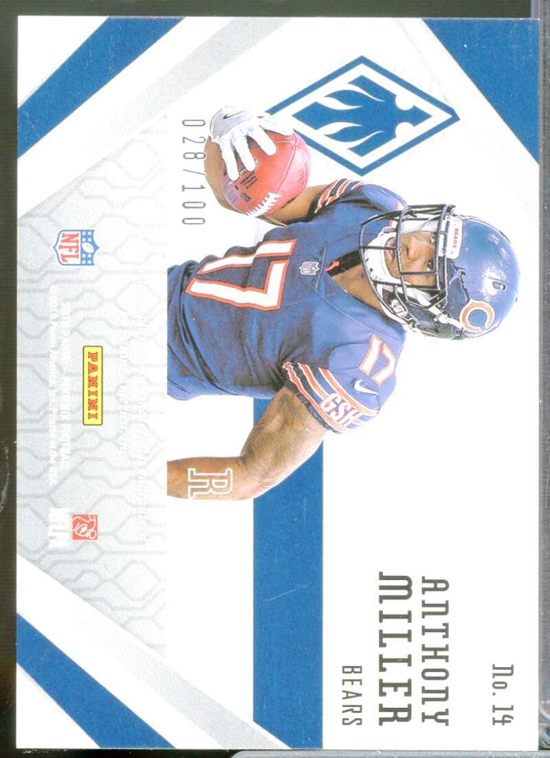 Anthony Miller Card 2018 Panini Phoenix Rookie Jerseys #14  Image 2