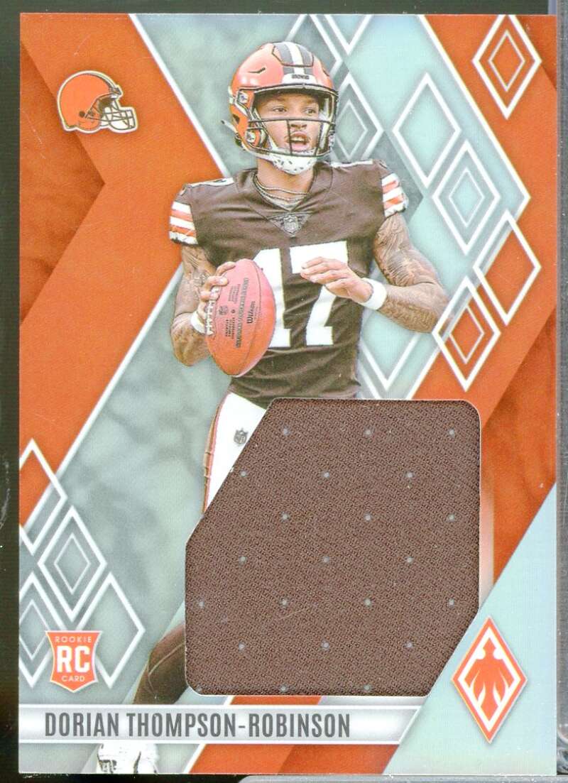 Dorian Thompson-Robinson Card 2023 Panini Phoenix Rookie Jumbo Jersey #37  Image 1