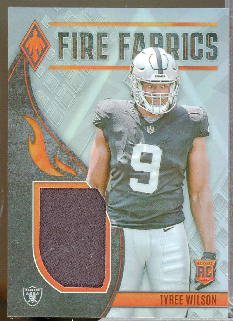 Tyree Wilson Card 2023 Panini Phoenix Fire Fabrics Rookie Jersey #15  Image 1