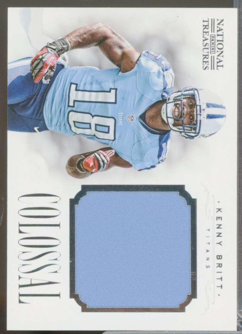 Kenny Britt /25 2012 Panini National Treasures Colossal Jersey Materials #30  Image 1