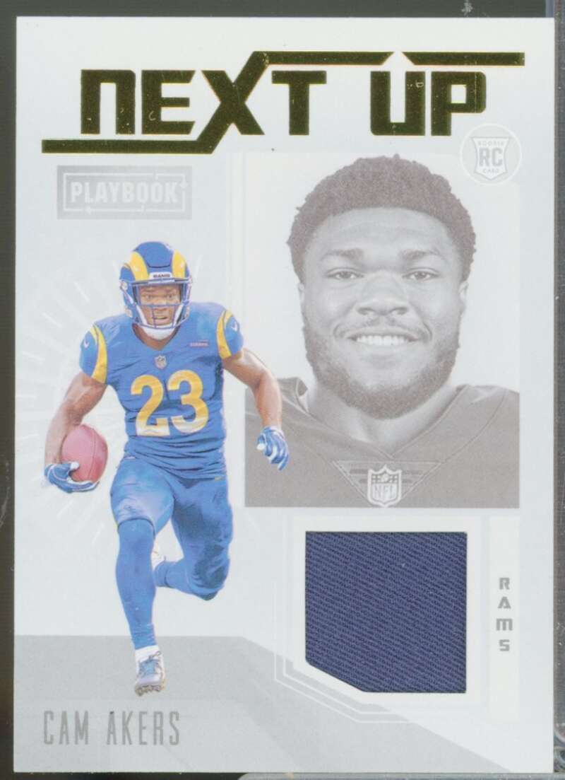 Cam Akers Card 2020 Panini Playbook Next Up Rookie Jerseys #24  Image 1