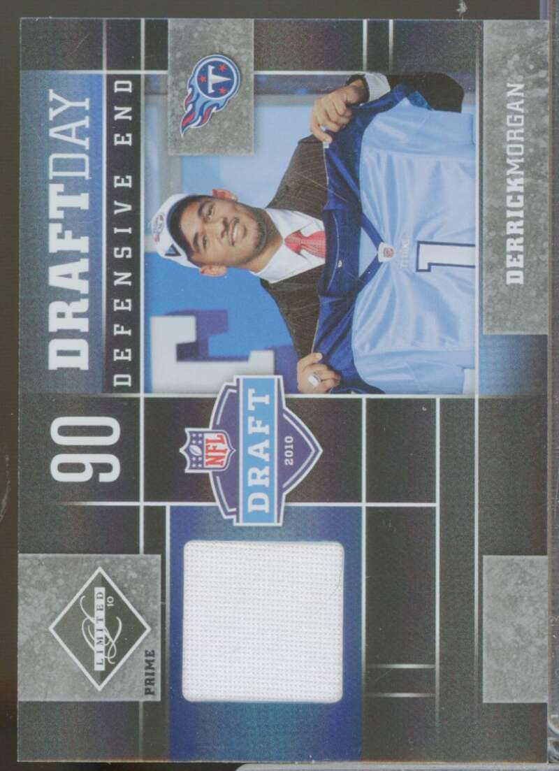 Derrick Morgan Rookie /50 Card 2010 Limited Draft Day Jerseys Prime #4  Image 1