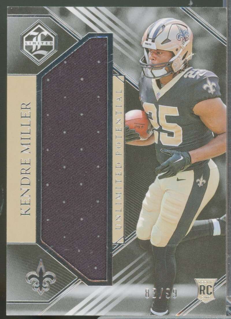Kendre Miller Rookie 2023 Limited Unlimited Potential Jsy Silver Spotlight #22  Image 1