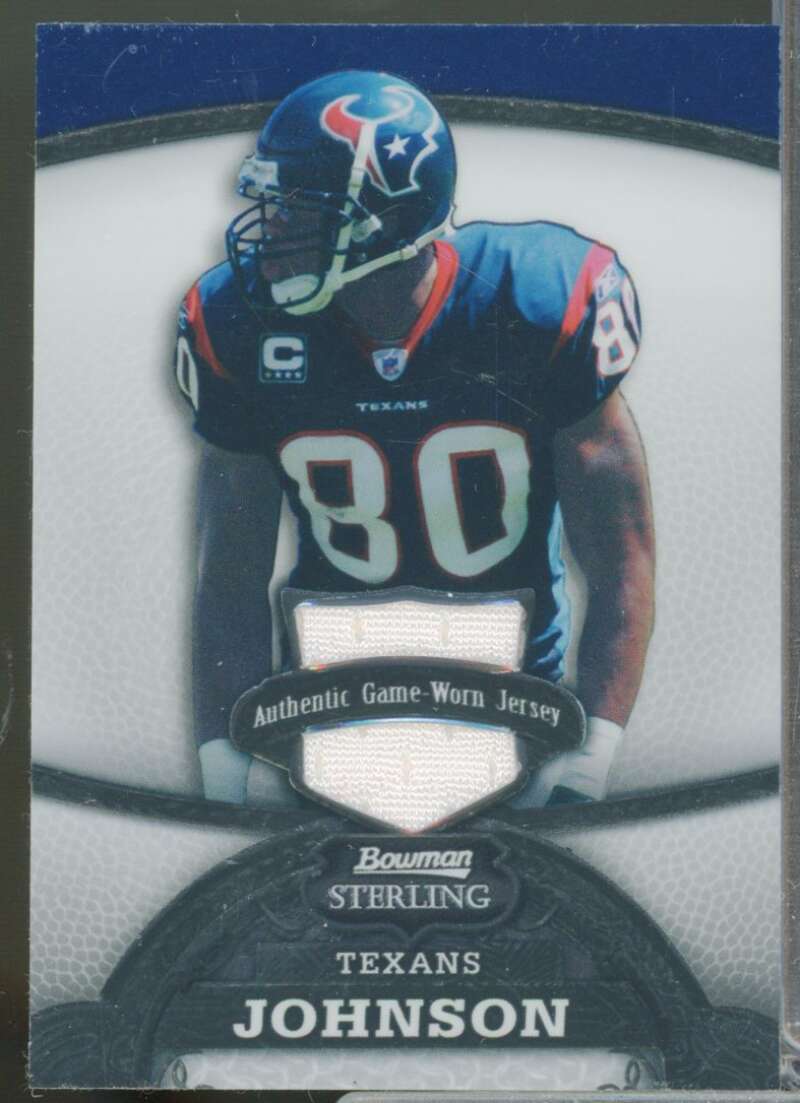 Andre Johnson Card 2008 Bowman Sterling Jersey #77  Image 1