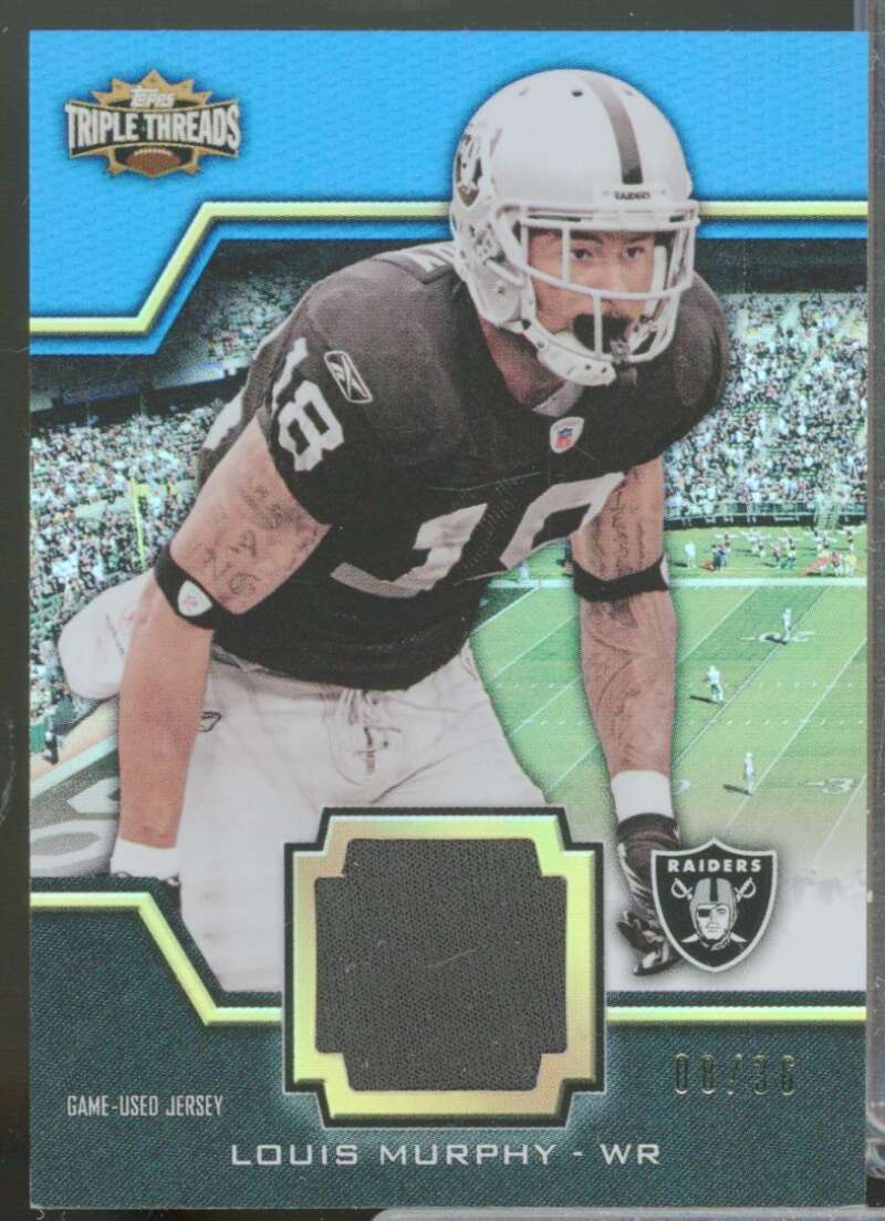Louis Murphy /36 Card 2011 Topps Triple Threads Unity Jersey Relics #TTUSR61  Image 1