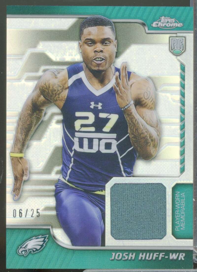 Josh Huff /25 2014 Topps Chrome Rookie Jersey Relics Black Refractors #RRJHU  Image 1