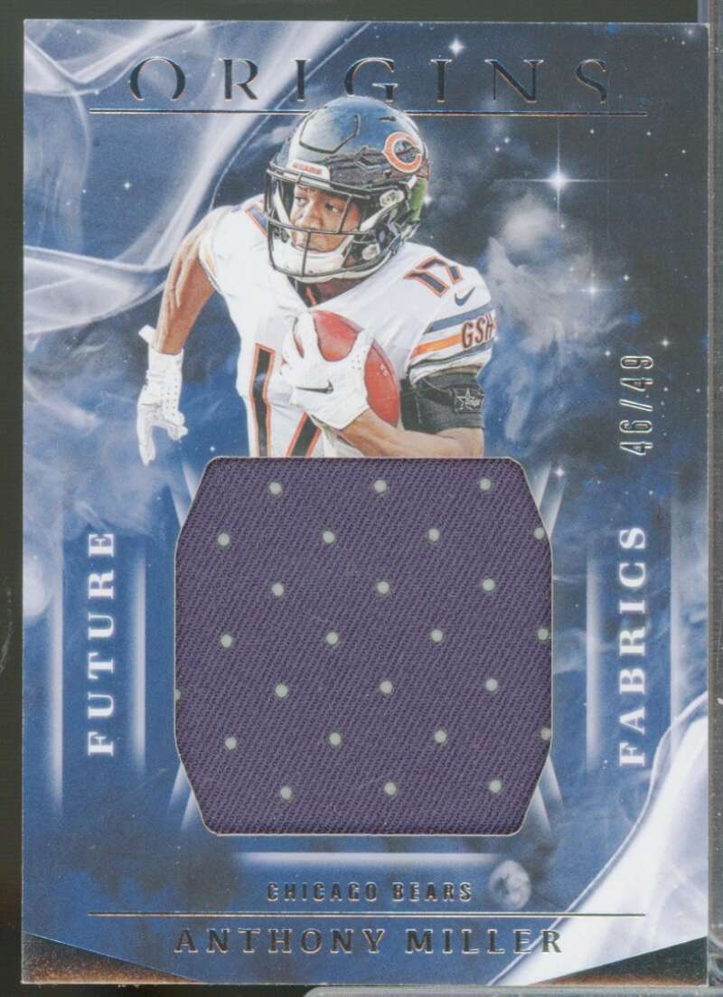 Anthony Miller /49 Card 2019 Panini Origins Future Fabrics Jersey #2  Image 1