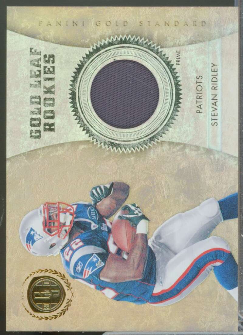 Stevan Ridley /25 2011 Gold Standard Gold Leaf Rookies Jsy Material Prime #23  Image 1