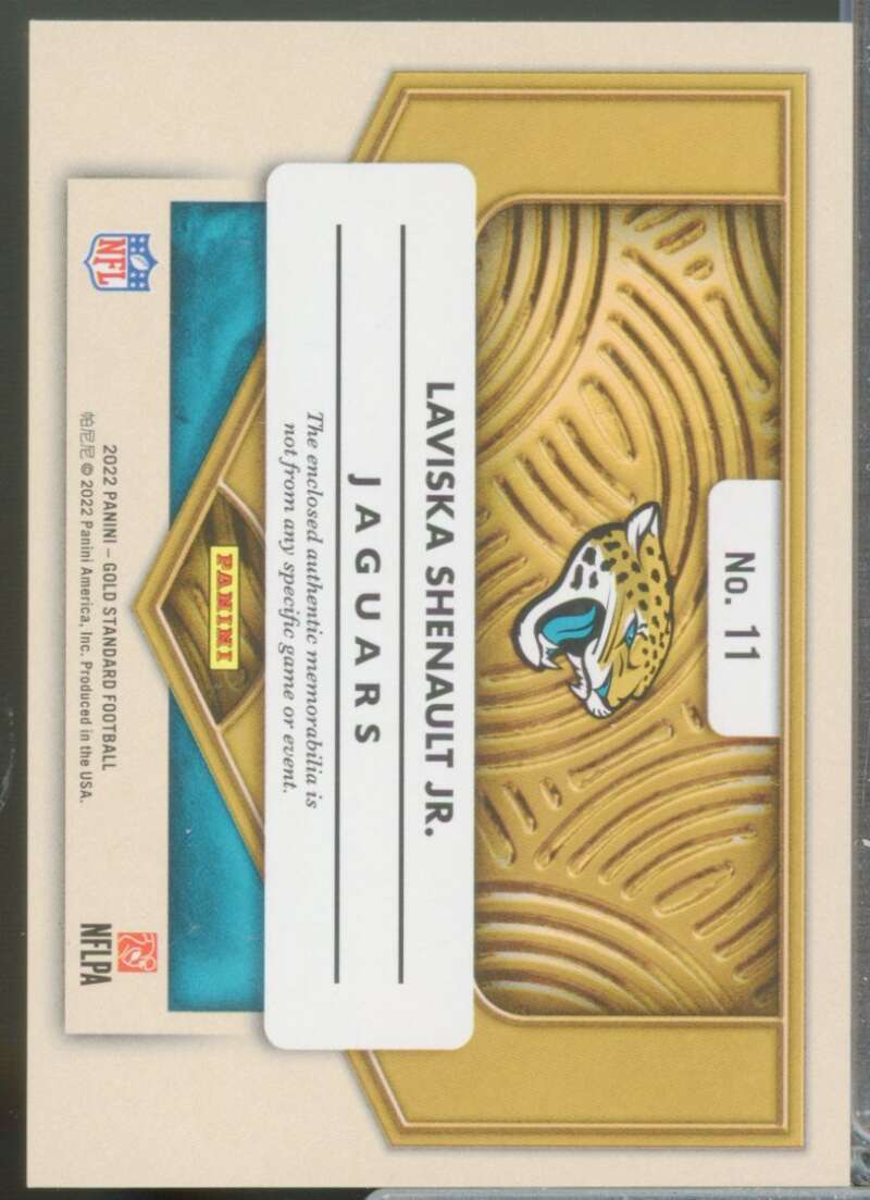 Laviska Shenault Jr. 2022 Panini Gold Standard Mother Lode Jersey Materials #11  Image 2