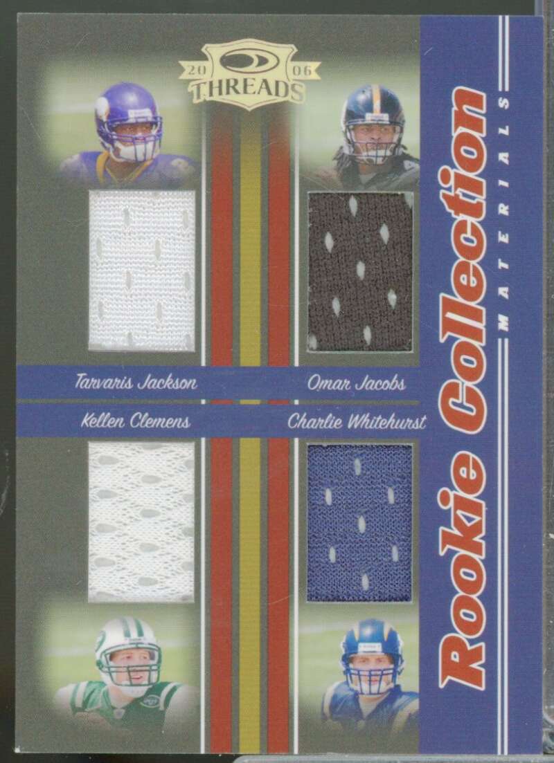 Jackson Jacobs Clemens Whitehurst 2006 Donruss Threads Rookie Jerseys Quad #4  Image 1