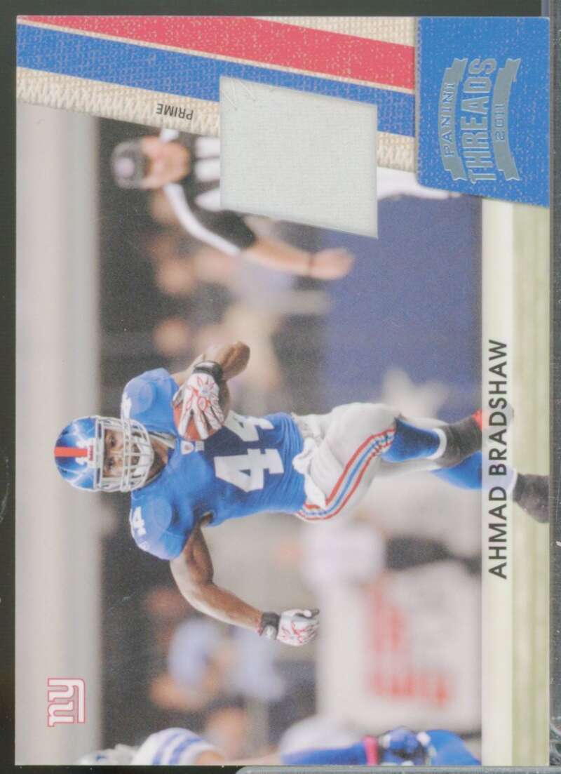 Ahmad Bradshaw /99 Card 2011 Panini Threads Jerseys Prime #97  Image 1