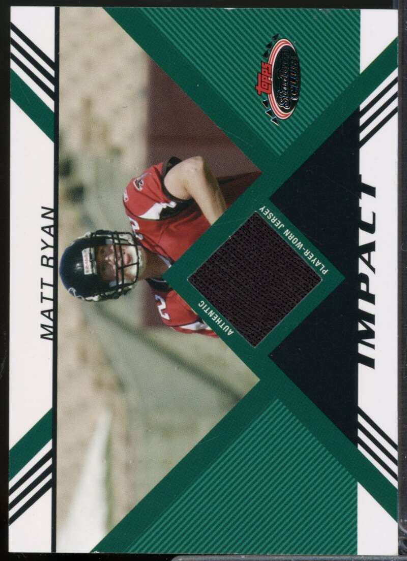 Matt Ryan Rookie Card 2008 Stadium Club Impact Jersey Relics #IRMR  Image 1