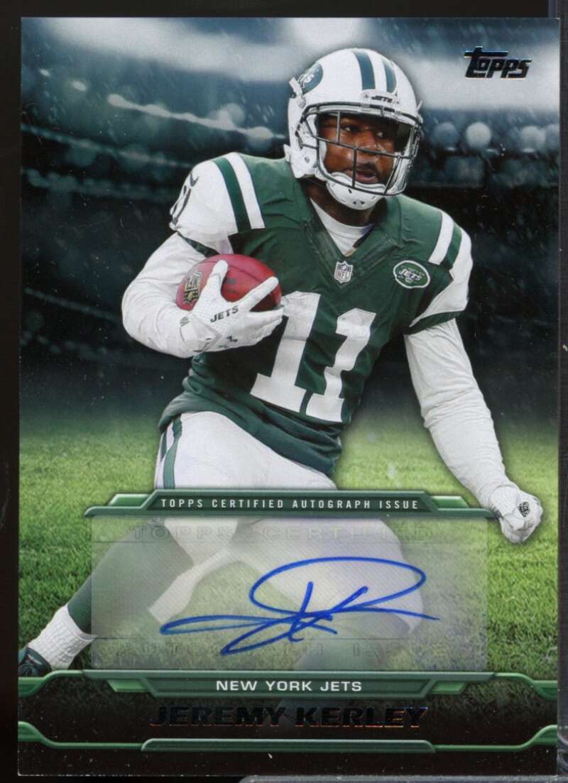 Jeremy Kerley Card 2014 Topps Autograph Signatures #TAJK  Image 1