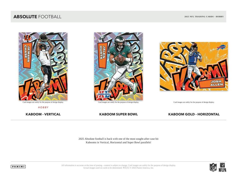 2025 Panini Absolute Football Hobby Box Image 5