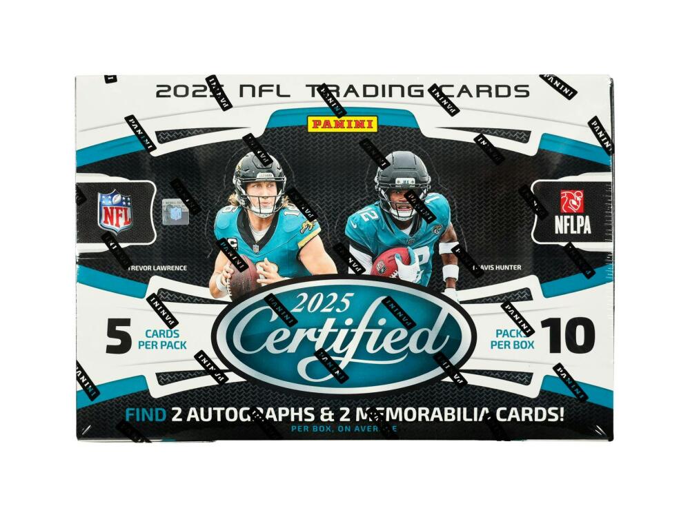 2025 Panini Certified Football Hobby Box Image 1