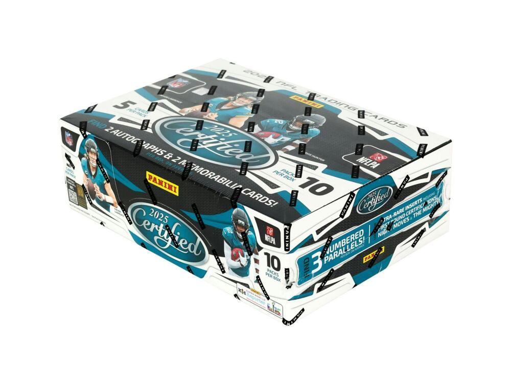 2025 Panini Certified Football Hobby Box Image 2