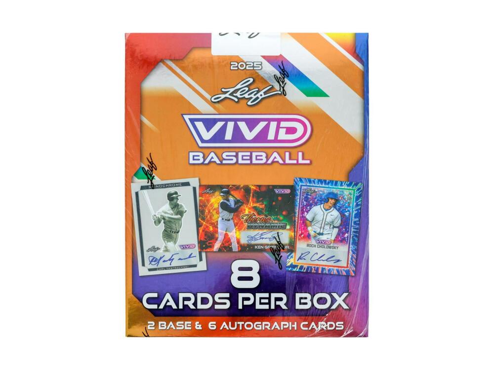 2025 Leaf Vivid Baseball Hobby Box Image 1
