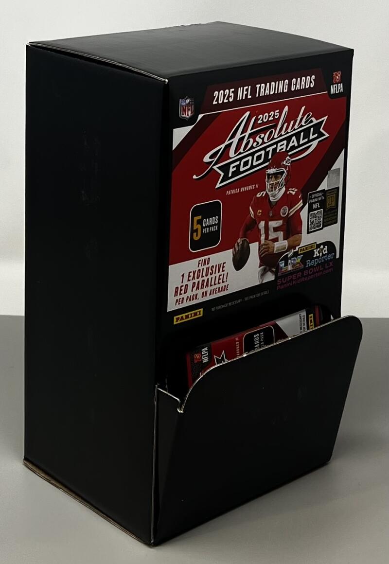 2025 Panini Absolute Football Gravity Feed Box (48 Packs) Image 1