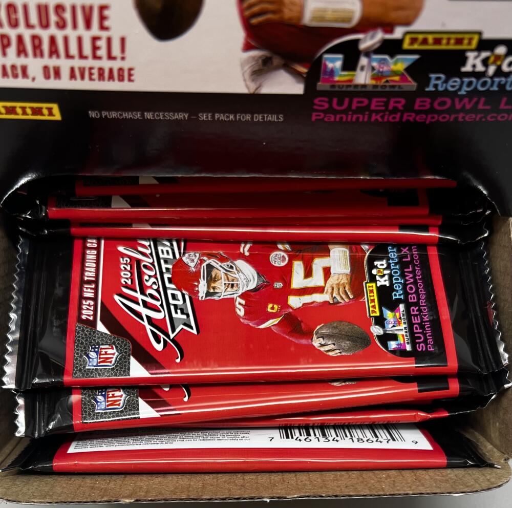 2025 Panini Absolute Football Gravity Feed Box (48 Packs) Image 4