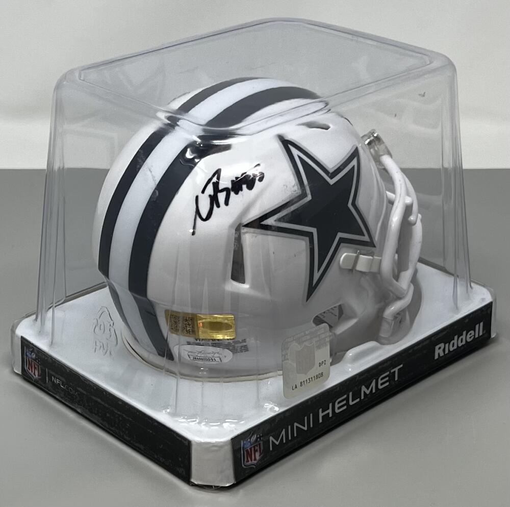Noah Brown Dallas Cowboys Autograph Signed Mini Helmet JSA Authentic Image 1