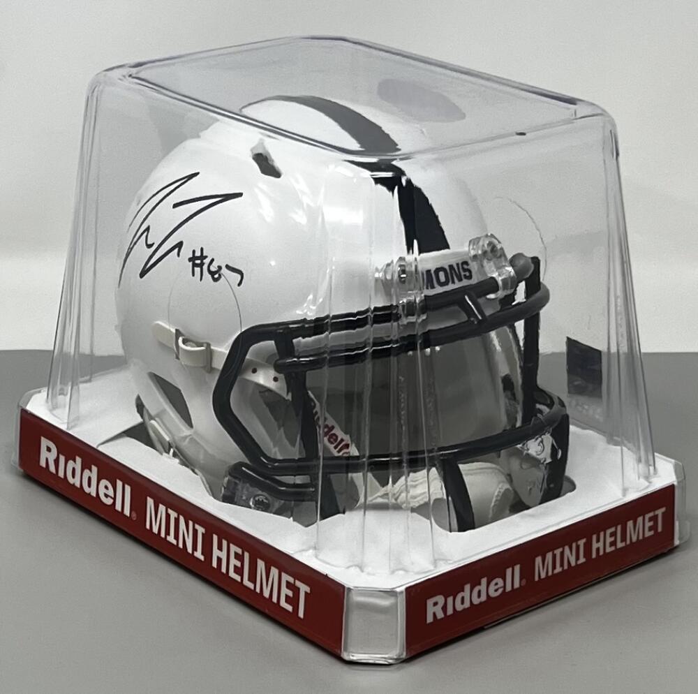 Pat Freiermuth Penn State Nittany Lions Autograph Signed Mini Helmet BAS Authentic Image 1
