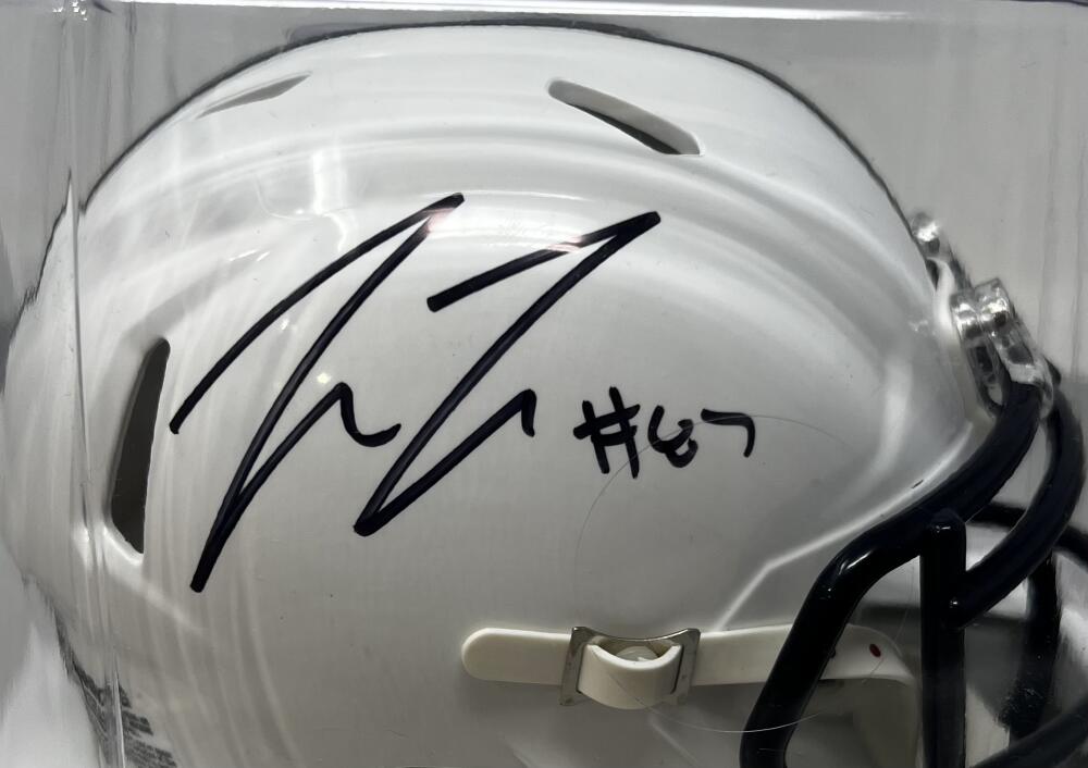 Pat Freiermuth Penn State Nittany Lions Autograph Signed Mini Helmet BAS Authentic Image 4