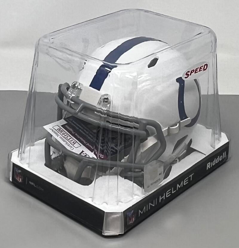 Darius Shaquille Leonard Colts Autograph Signed Mini Helmet JSA Authentic Image 1