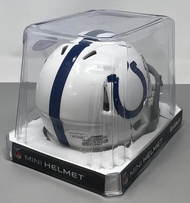 Darius Shaquille Leonard Colts Autograph Signed Mini Helmet JSA Authentic Image 2