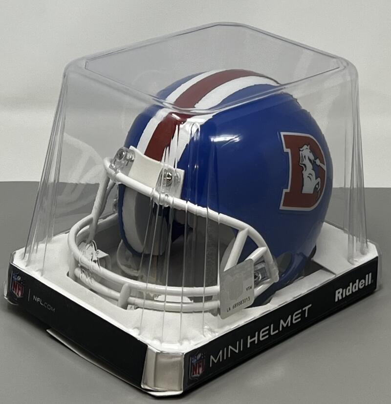 Clinton Portis Denver Broncos Autograph Signed Mini Helmet Tristar Authentic Image 1