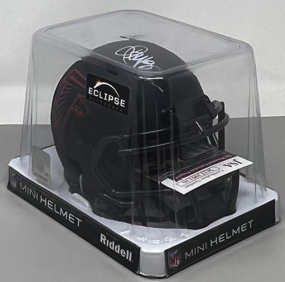 Jamal Anderson Atlanta Falcons Autograph Signed Mini Helmet JSA Authentic Image 1