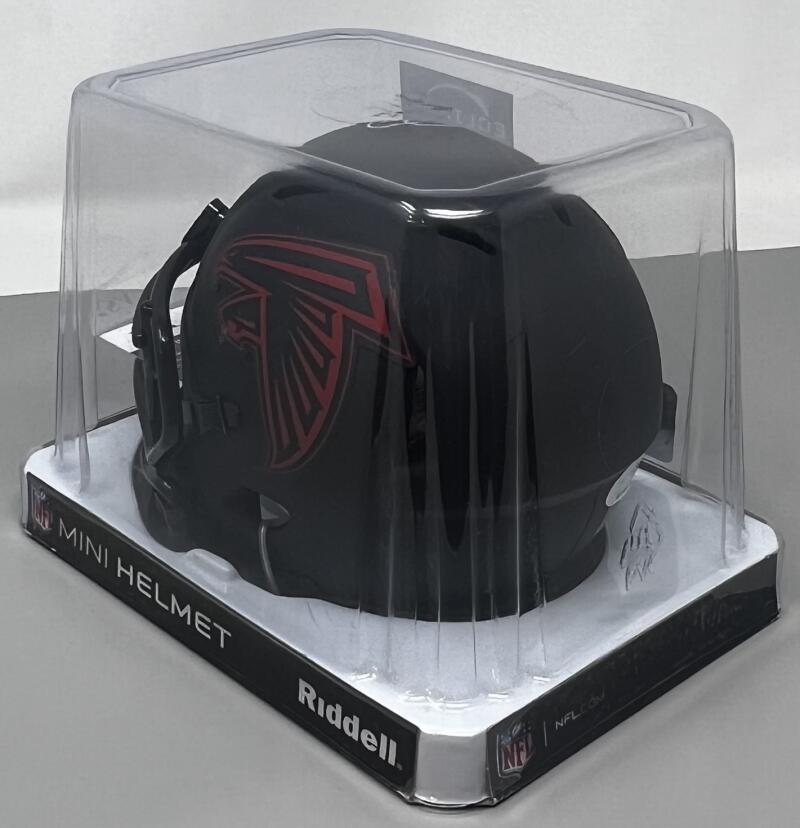 Jamal Anderson Atlanta Falcons Autograph Signed Mini Helmet JSA Authentic Image 2
