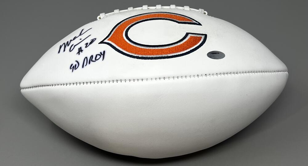 Mark Carrier Chicago Bears Autograph Signed Football Schwartz Sports Memorabilia Authentic Image 2