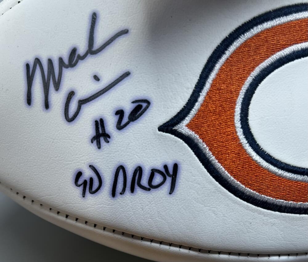 Mark Carrier Chicago Bears Autograph Signed Football Schwartz Sports Memorabilia Authentic Image 3