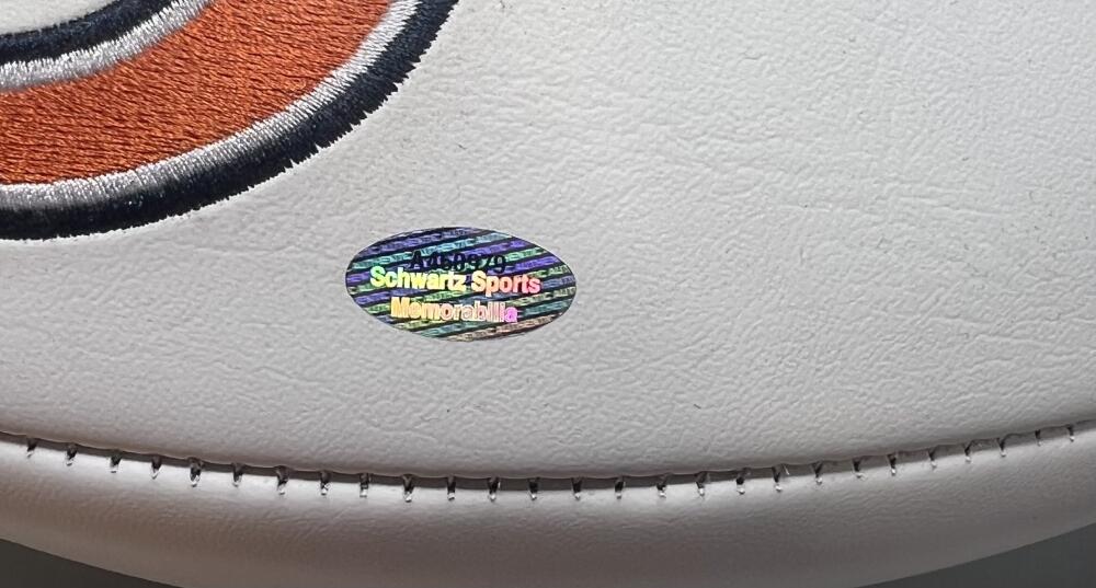 Mark Carrier Chicago Bears Autograph Signed Football Schwartz Sports Memorabilia Authentic Image 4