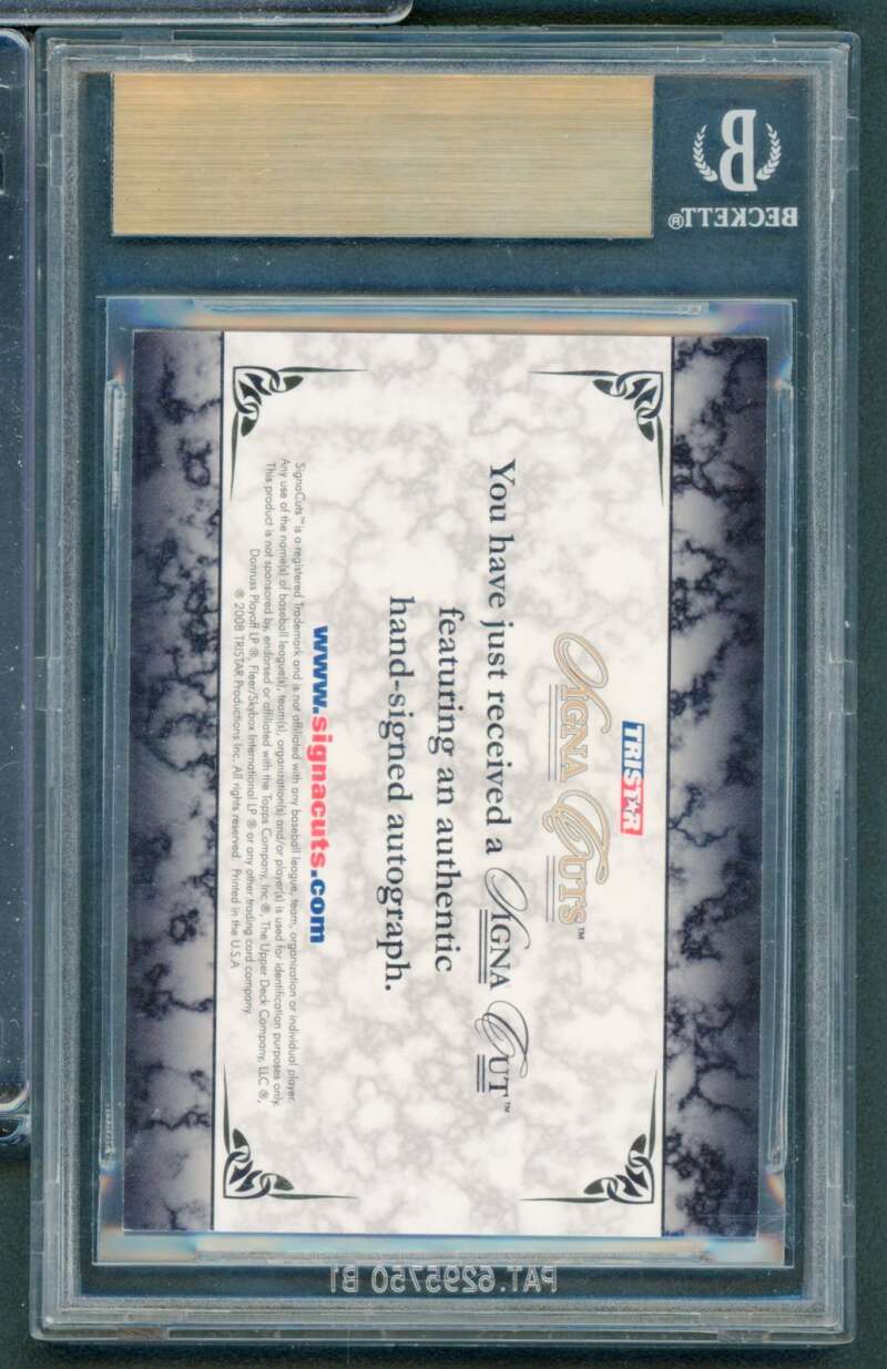 Frank Tanana 2008 Tristar Signa Cuts Limited Edition (6/25) #NNO BGS Authentic Image 2