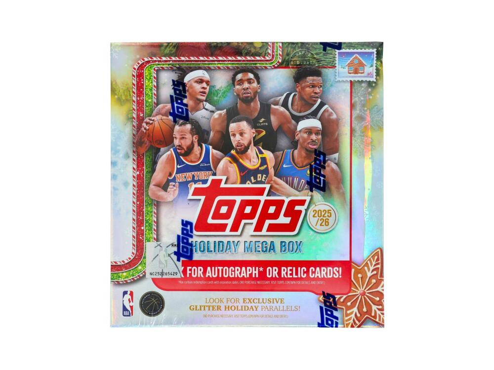 2025-26 Topps Holiday Basketball Mega Box Image 1