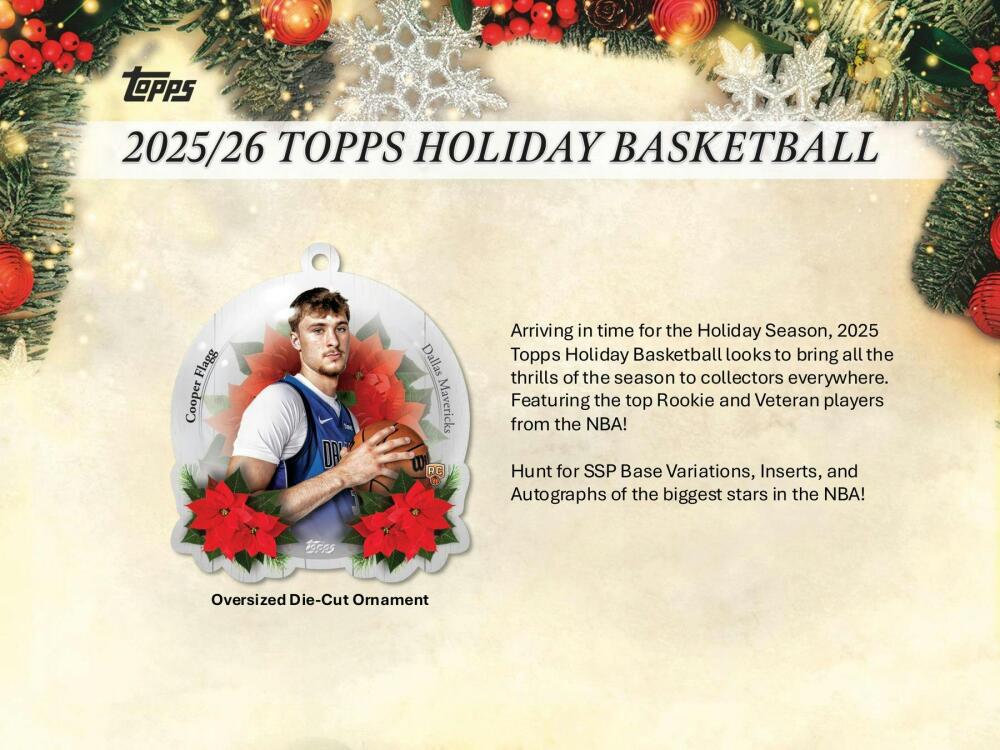 2025-26 Topps Holiday Basketball Mega Box Image 3