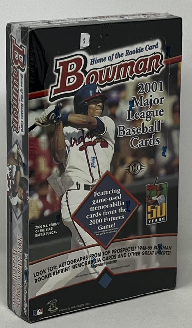 2001 Bowman Baseball Hobby Box Image 1