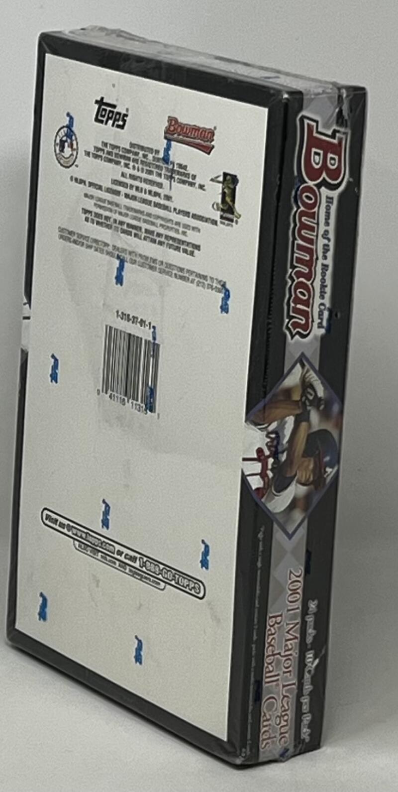 2001 Bowman Baseball Hobby Box Image 3
