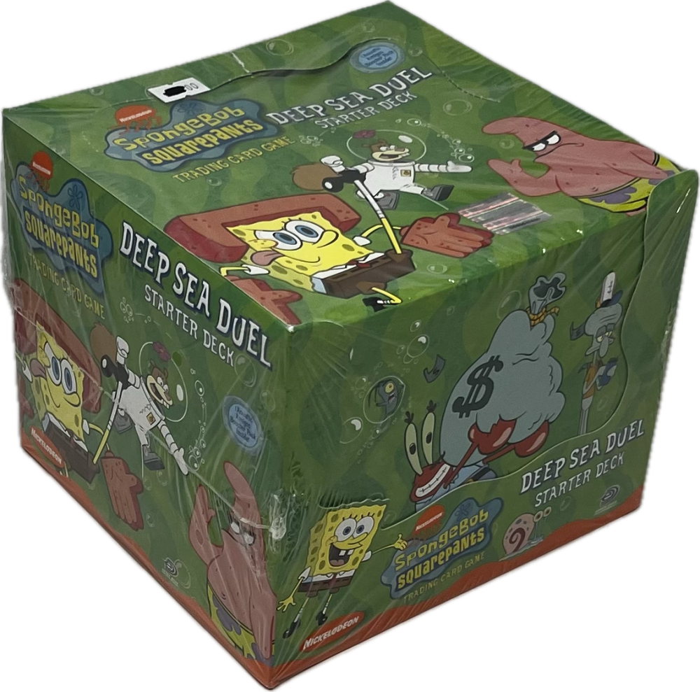 2003 Nickelodeon SpongeBob Squarepants Depp Sea Duel Starter Deck Trading Card Game Box Image 1