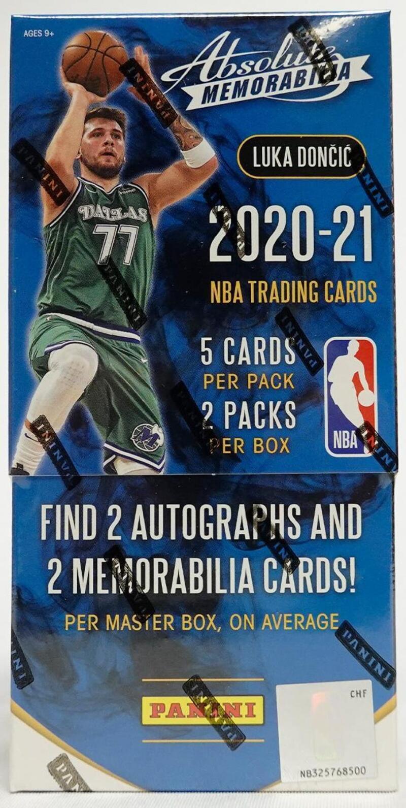 2020-21 Panini Absolute Memorabilia Basketball Hobby Box Image 1