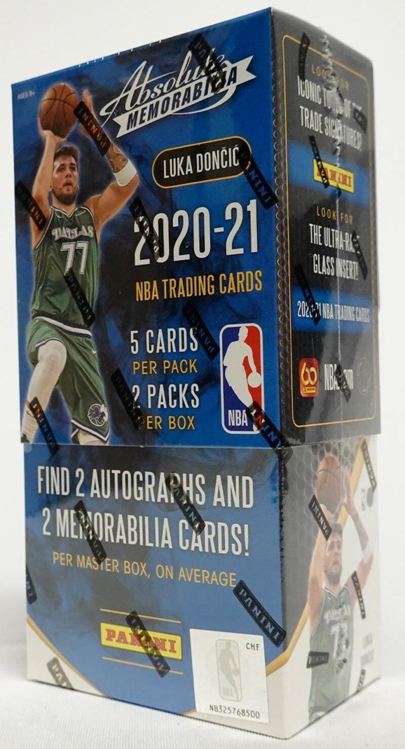 2020-21 Panini Absolute Memorabilia Basketball Hobby Box Image 2