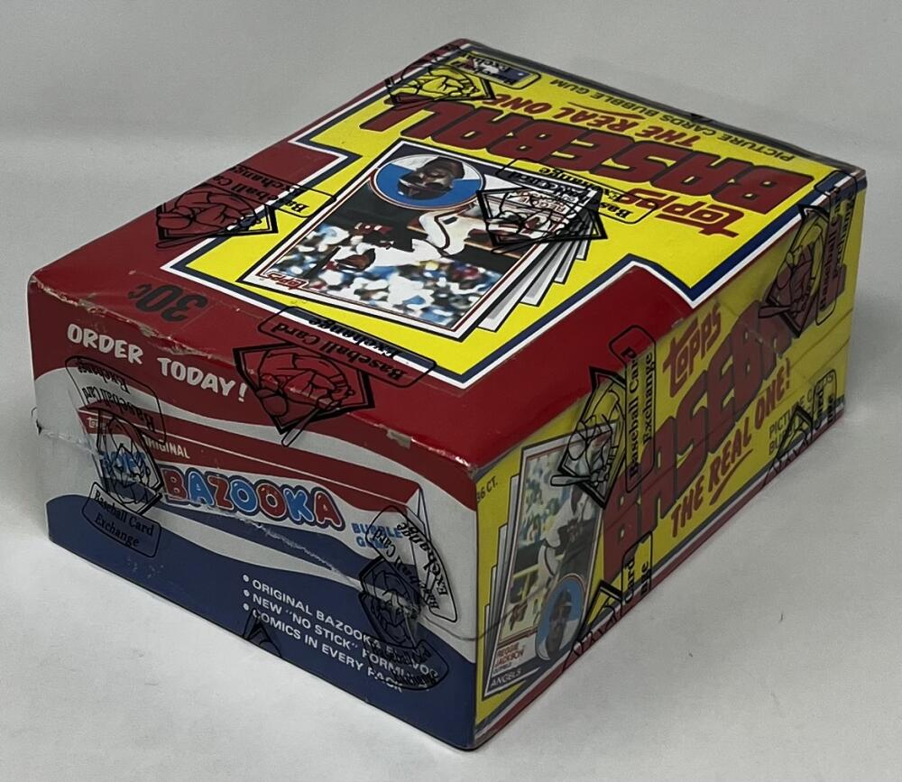 1983 Topps Baseball Wax Box  BBCE Image 2