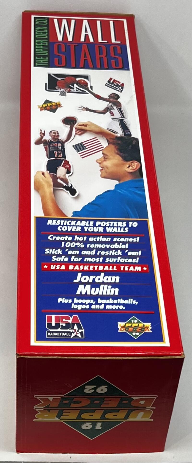1992 Upper Deck Chris Mullin / Michael Jordan U.S.A Basketball Team Restickable Posters Image 2