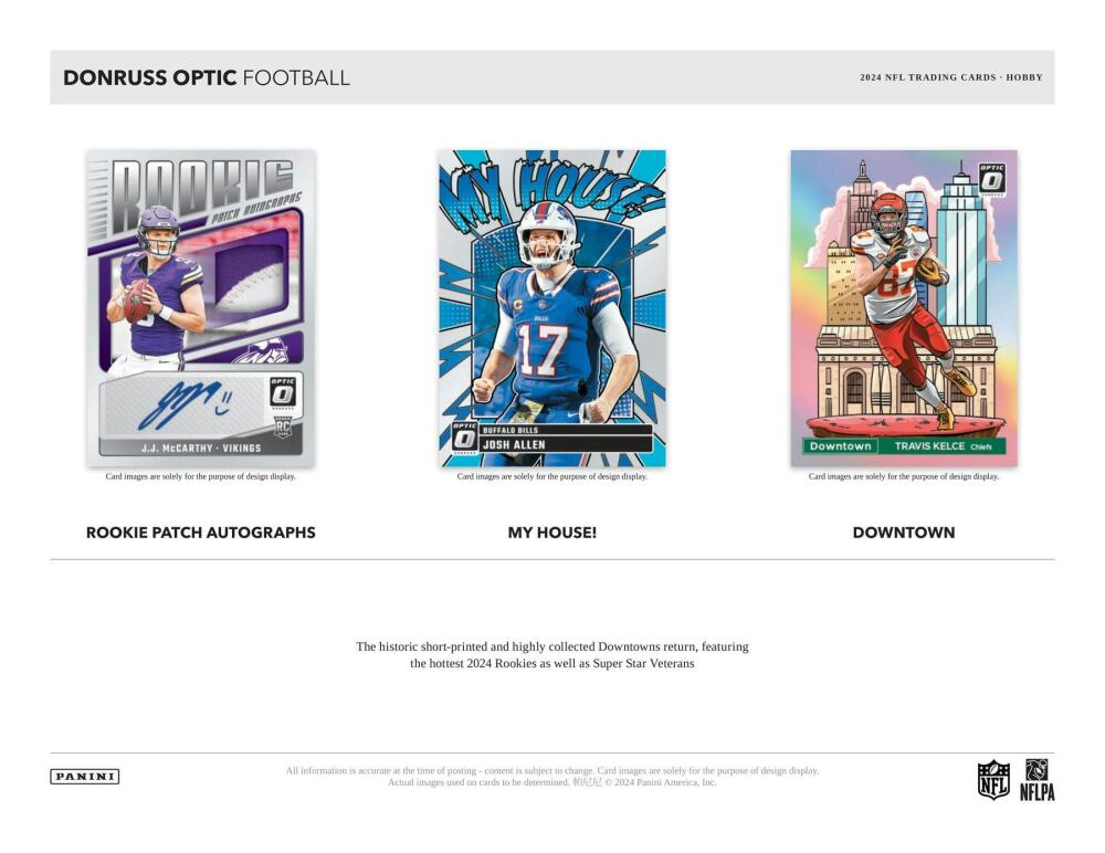 2024 Panini Donruss Optic Football Hobby Box Image 4