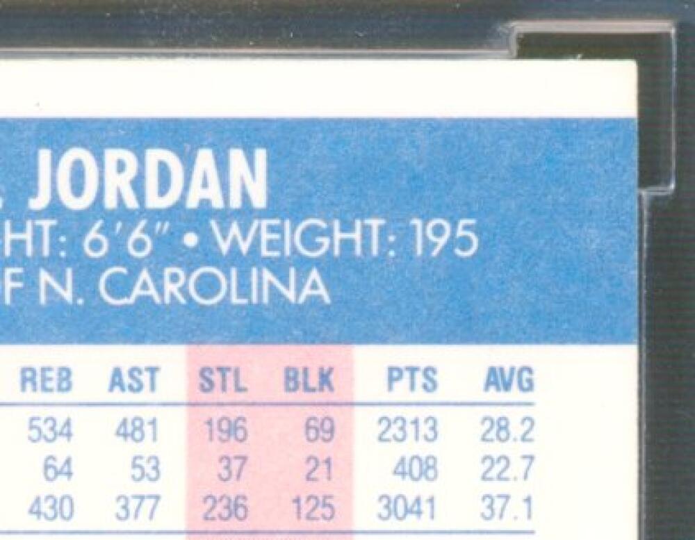 1987-88 Fleer #59 Michael Jordan 2nd Year Card BGS BCCG 10 Mint+ Image 8