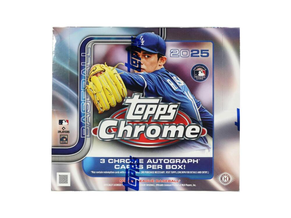 2025 Topps Chrome Baseball Hobby Jumbo Box Image 1