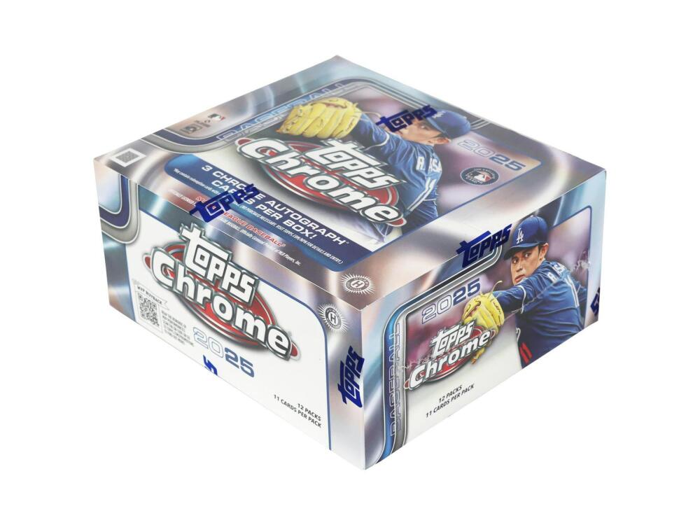 2025 Topps Chrome Baseball Hobby Jumbo Box Image 2